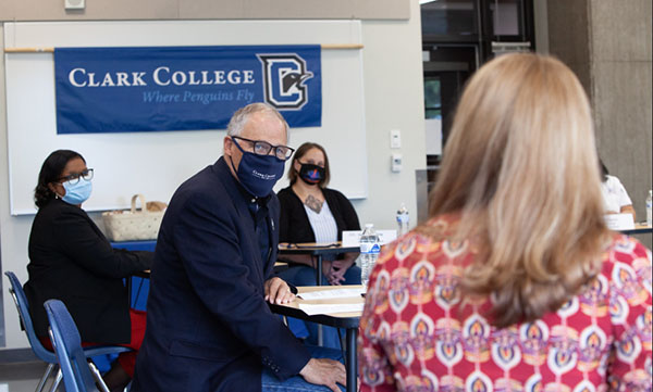 Governor Jay Inslee at Clark College